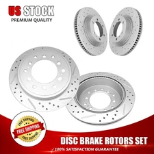 Front & Rear Brake Rotor For 2010 2011 2012 2013-2024 Lexus GX460 Toyota	4Runner