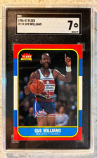 1986 Fleer Gus Williams #124 - SGC 7 Near Mint