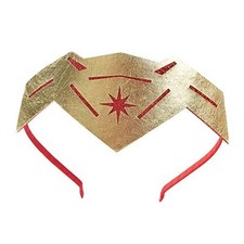 Women Costume Tiara Headband Hero Party Dress Up Accessories - Gold Headpiece