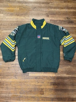 Vintage 90 s Green Bay Packers Pro Line Starter NFL Jacket XL Broken Zipper