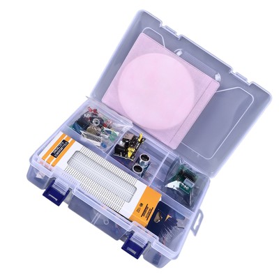 Electronic Component Kit 830 Breadboard LED Buzzer Resistor Temp Humidity Se Hot