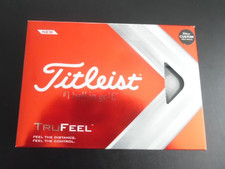 TITLEIST TRU FEEL GOLF BALLS-12-WHITE-NEW-SOLD THROUGH GOLF PRO SHOPS