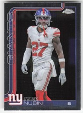 Tyler Nubin, 2025 Topps Chrome, #231, New York Giants,