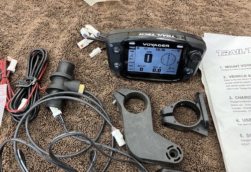 Trail Tech Voyager Speedometer GPS Temp Enduro Supermoto Ktm Yamaha Suzuki Honda