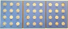 US Mint Whitman Full Album 9031 No.2 1946 Washington 90% Silver Quarter 36 Coins