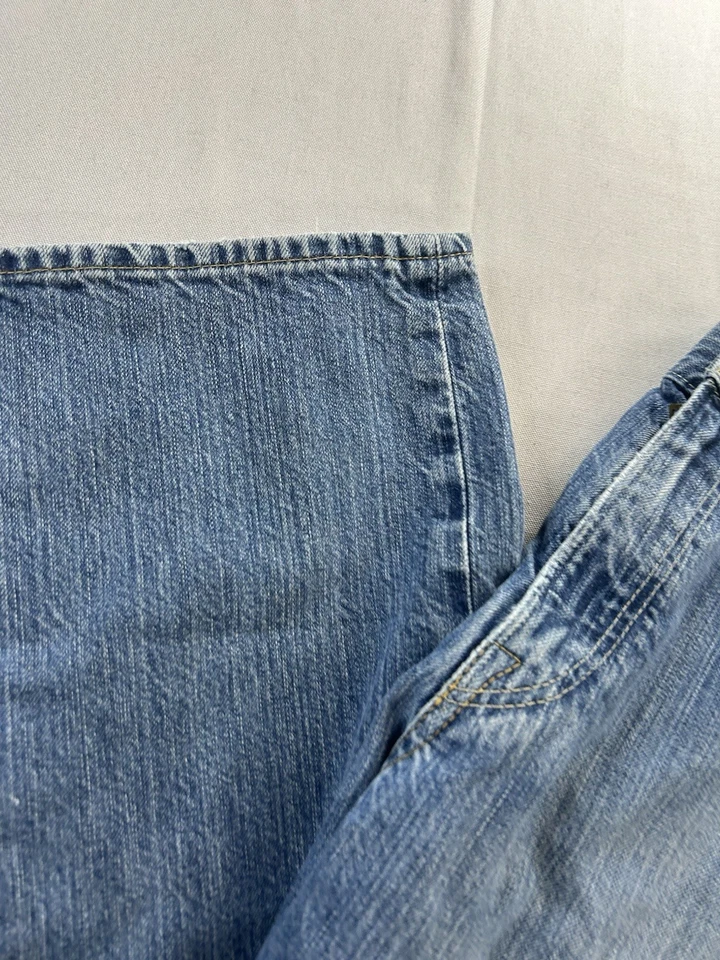 Vintage Y2K Ralph Lauren Jeans Mens 35x32 Blue Relaxed Fit Polo Denim Pants - Image 2 of 4
