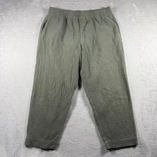 C&C California Women’s Large Olive Green Wide Leg Pants #1500