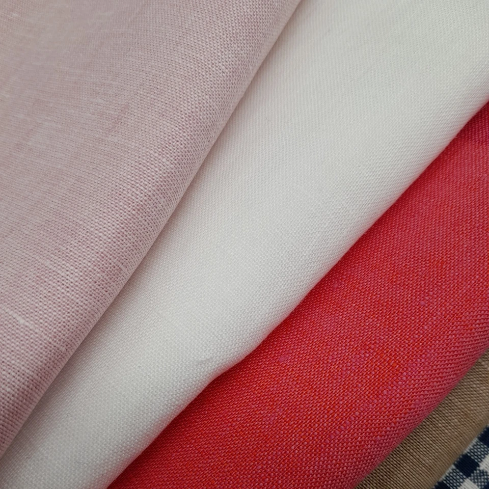 Remnant Scrap Bag 5 Pieces 100% Irish linen Crafting Fabric QF74 - Image 3 of 4