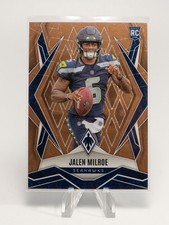2025 Panini Phoenix Football Jalen Milroe Bronze Seismic /15 #151 RC Seahawks