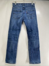 Levi  s 511 Slim Straight Denim Blue Jeans Boys Size 12 Regular 26x26
