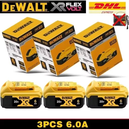 2 PCS Genuine Dewalt 18V 20V Max 6.0Ah Lithium original Battery EXPRESS POSTAGE - image 3 of 4