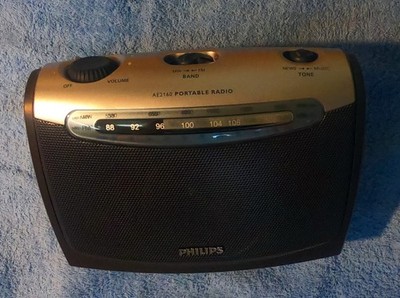 Philips AE2160 Portable Radio Analog FM MW Netzkabel Batteriebetrieb