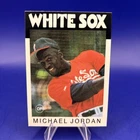 Michael Jordan 1986 Topps Tribute Promo Card, Chicago White Sox