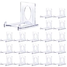 20Pcs Mini Clear Adjustable Acrylic Easel Display Stand Holder For Trading Card