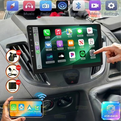 4G+64G Für Ford Transit 2013-2019 Autoradio Android 15 Carplay WLAN Navi Kamera
