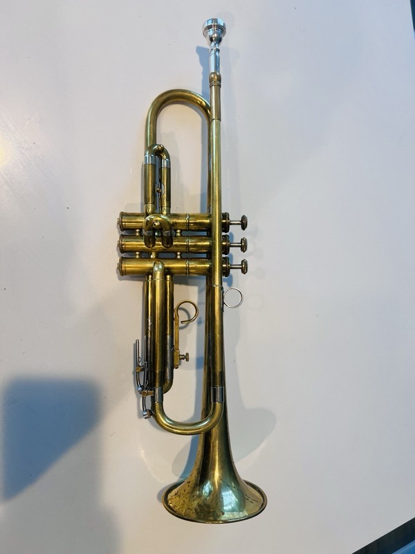 1950 Olds Ambassador Trumpet Raw Brass! (w/case)