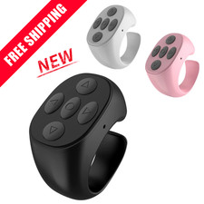 Bluetooth Selfie Remote Ring TikTok Scroll Controller for iPhone Android