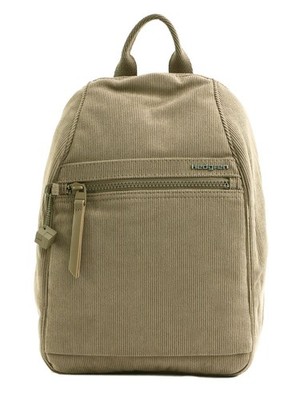 Hedgren Inner City Vogue Backpack Small RFID S Rucksack Corduroy String Beige