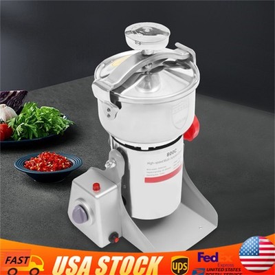 3500W 110V Electric Grain Grinder Corn Wheat Flour Commercial Cereal Mill Dry