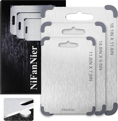 Katori Titanium Cutting Board, 2026 New 100% Pure Titanium Cutting Boards for...