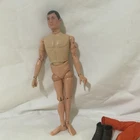 GI Joe Hasbro 12” Painted Head Scar Face Soldier Brunette Orange Jumpsuit VTG