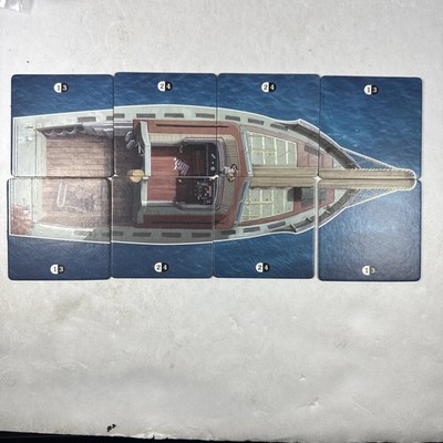 JAWS Board Game by Ravensburger Replacement Boat Tiles