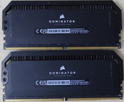 Corsair Platinum RGB 32 GB (2 Stück je 16 GB) PC5-49600 DDR5-6200