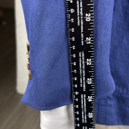 Stile Latino Attolini Blue Sport Coat Cotton Sz 54 IT 44 US Unstructured NWOT - Picture 16 of 17