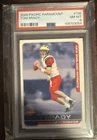 TOM BRADY ROOKIE Card 2000 PACIFIC PARAMOUNT #138 NFL  grade PSA NM-MT 8