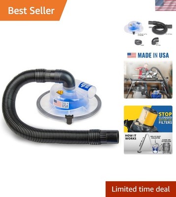 Oneida Low-Pro Cyclone Dust Collector - Captures 99.9% Dust for Wet/Dry Vacuums
