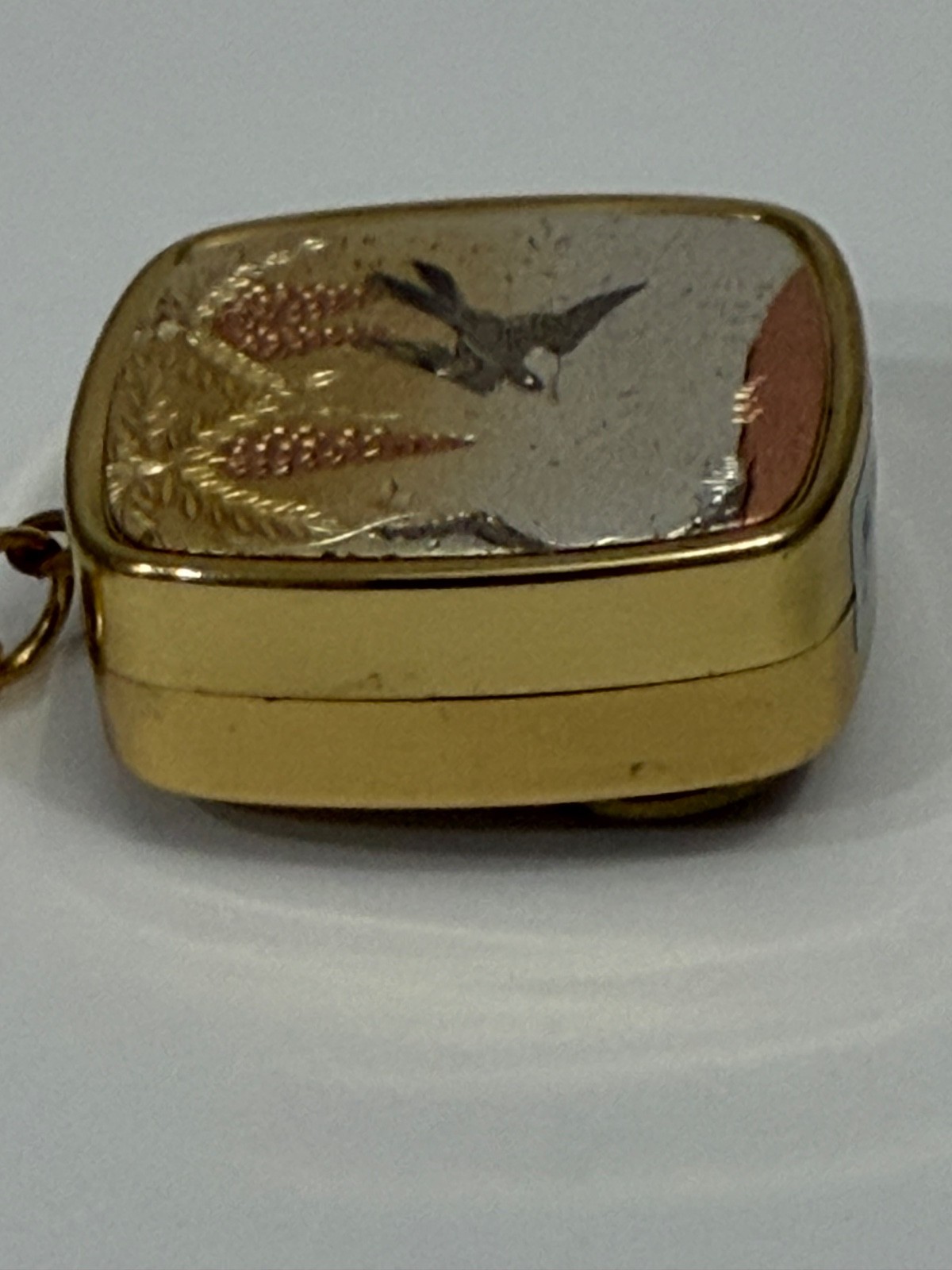 Vintage Sankyo Music Box Keychain, Plays Edelweiss Working & Excellent Condition