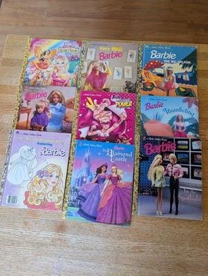 Lot of 9 BARBIE Little Golden Books