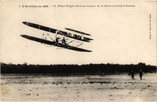PC AVIATION AEROPLANE WILBUR WRIGHT CAMP D'AUVOURS (a67829)