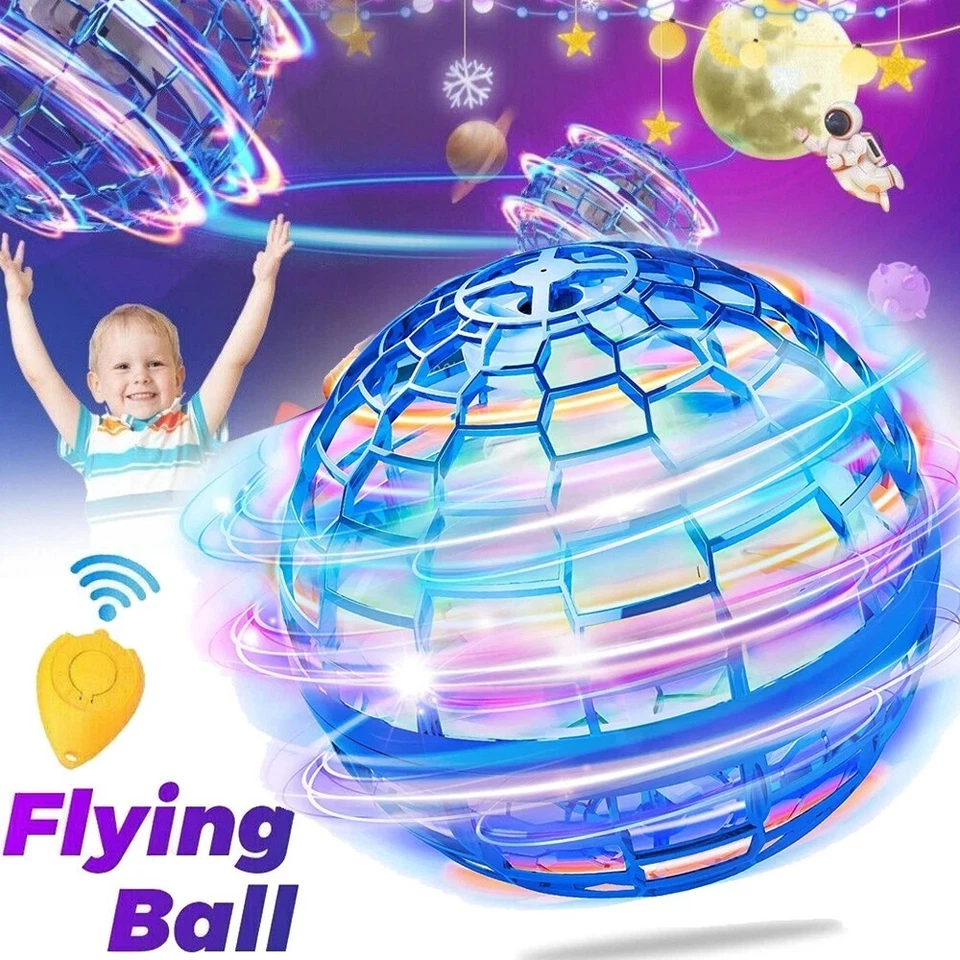 Flying Orb Hover Ball LED Fly Orb Hoverball Kugelform Bumerang fliegender Spin - Bild 2 von 4