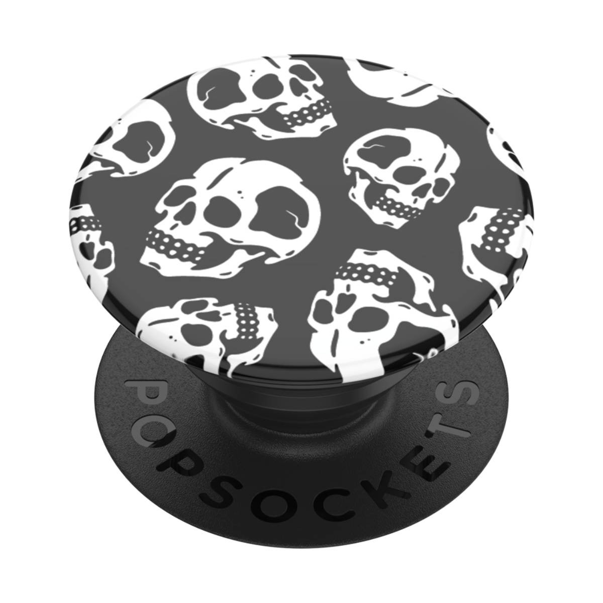 Skelly PopGrip support smartphone universel noir en plastique recyclé
