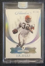 Jim Brown 2018 Panini Flawless Diamond #79 Se...