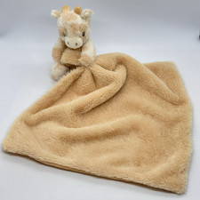 Kellytoy Unisex Baby Giraffe Lovey Rattle Toy Security Blanket Plush Stuffed 11  