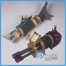 Arcane: League of Legends Jinx Halloween Minigun Weapon EVA Cosplay Props Kits
