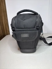 USA Gear Toploader DSLR Camera Holster Bag Case w/Waterproof EVA Base