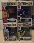 Funko Pop Television! Teen Titans Go 4 Set 108 109 110 111 Cyborg Starfire 2014
