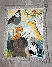 Bedtime Originals Mighty Jungle Animals Baby Blanket Reversible Crib Comforter