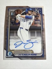 2024 1st Bowman Draft Chrome Jac Caglianone Auto Autograph RC Royals Pack Fresh