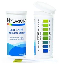 HYDRION  Test,0-2 oz/gal Lactic Acid,PK6 811EZ3