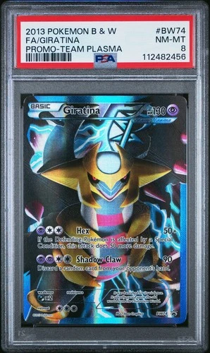2013 POKEMON BLACK STAR PROMO GIRATINA #BW74 FULL ART PSA 8 NM #112482456