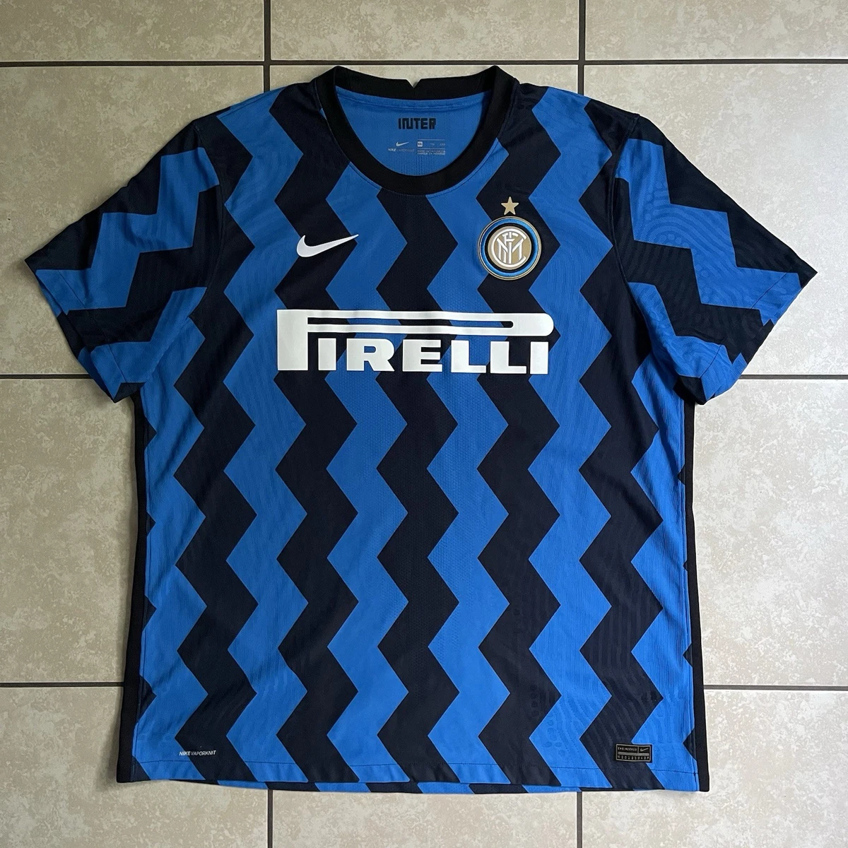 Inter Milan Size 2XL International Club Soccer Fan Jerseys for