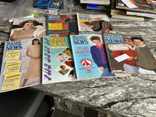 LOT 7 - JOB LOT  7  MIXED VINTAGE MACHINE KNITTING NEWS COLLECTIONS MAGAZINES