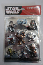 2007 Star Wars Hallmark Stickeroni Puffy Sticker Sheet Fan Club New Old Stock