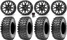 ITP Hurricane 14" Wheels Black 32" Rampage Tires Kawasaki Teryx Mule