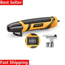 Mini Heat Gun with 4.9FT Cable & Reflector Nozzle - Perfect for Crafts