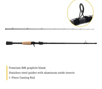 Lew's Laser SG1 Casting Fishing Rod, IM6 Graphite Blank Medium